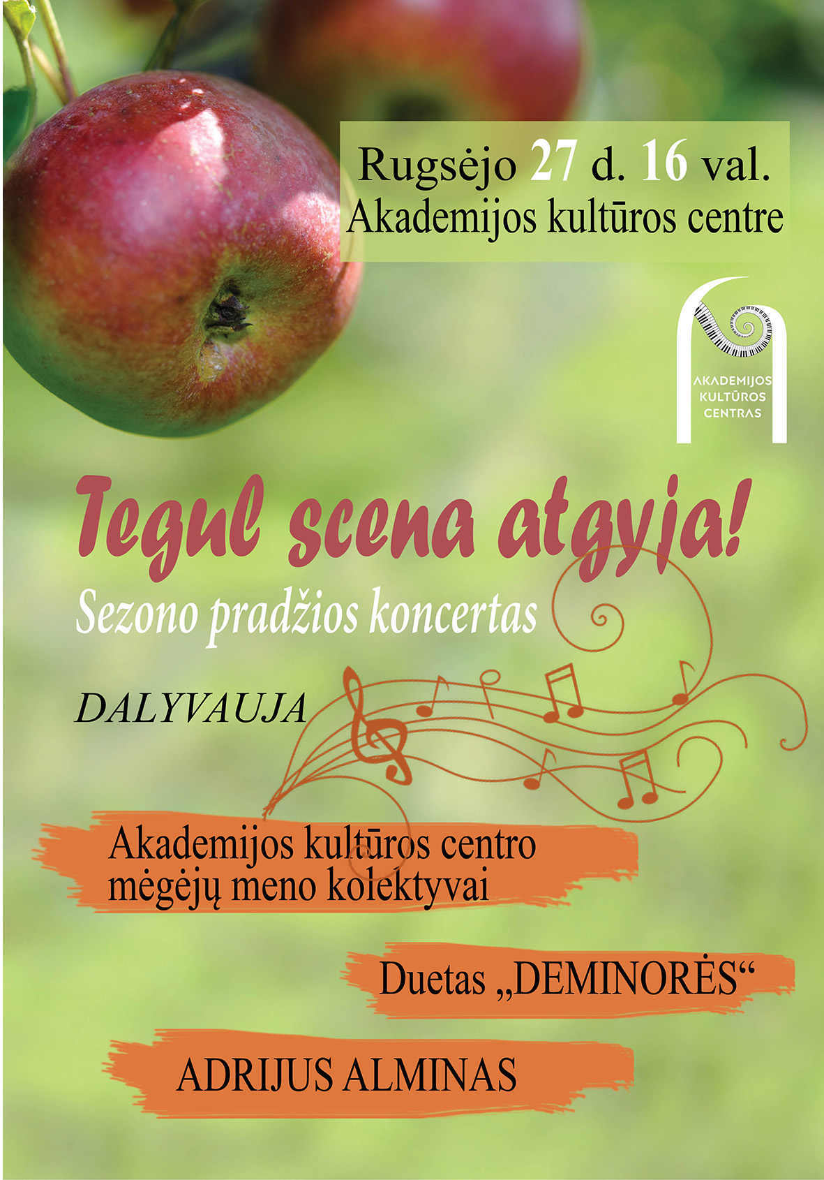 Tegul scena atgyja